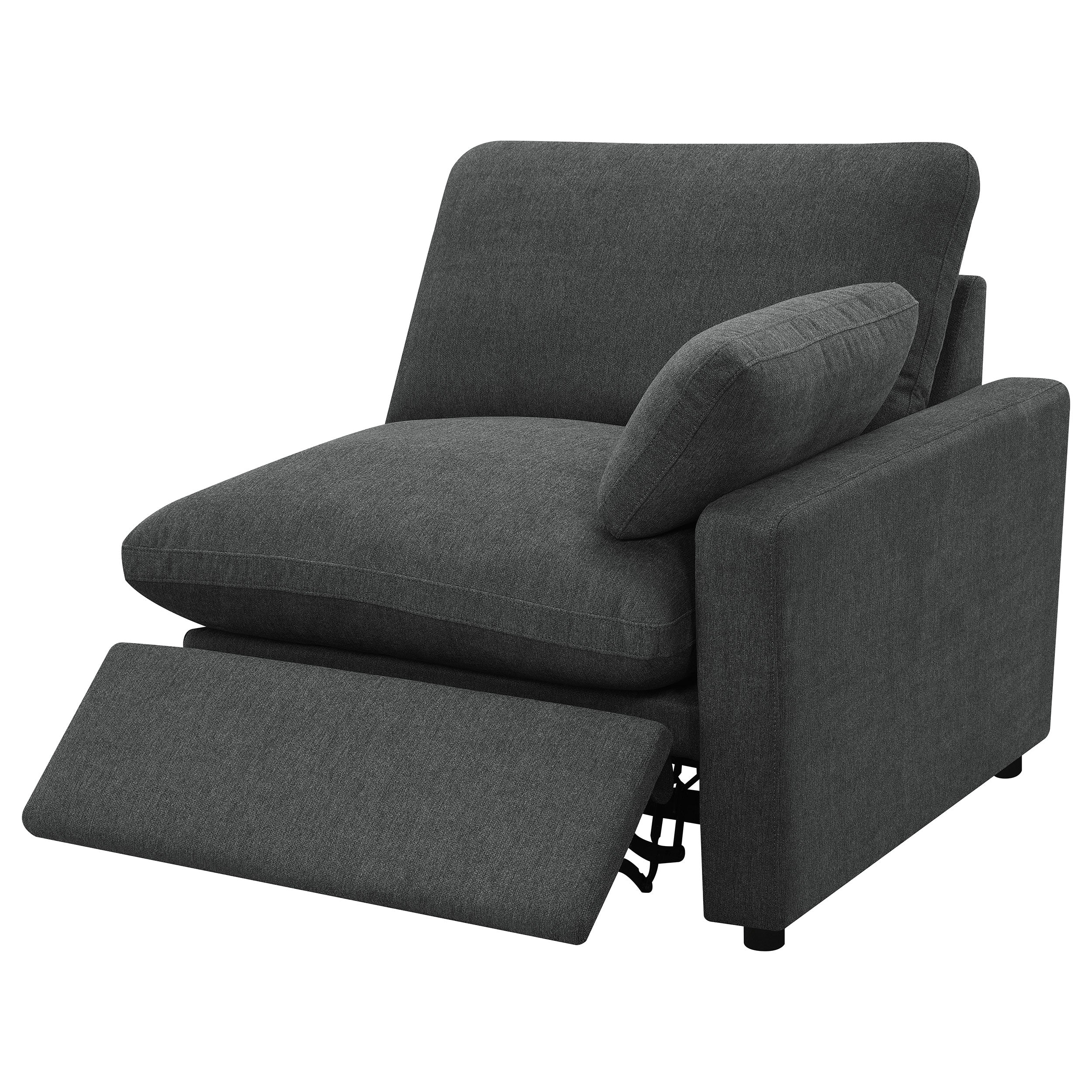 Collins 5-piece Modular Power Reclining Sectional Dark Grey — view 12