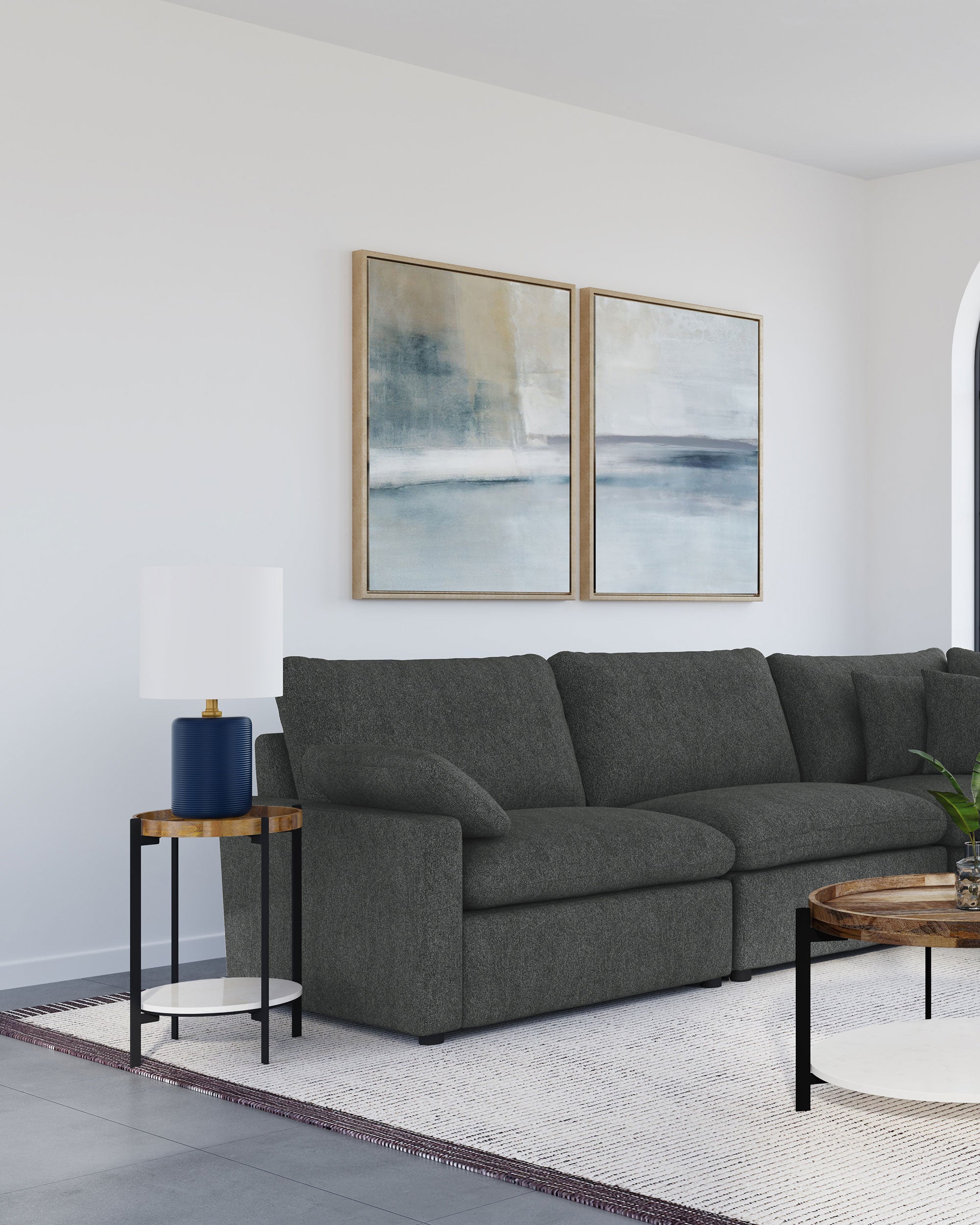 Collins Modular RAF Power Recliner Dark Grey — view 2