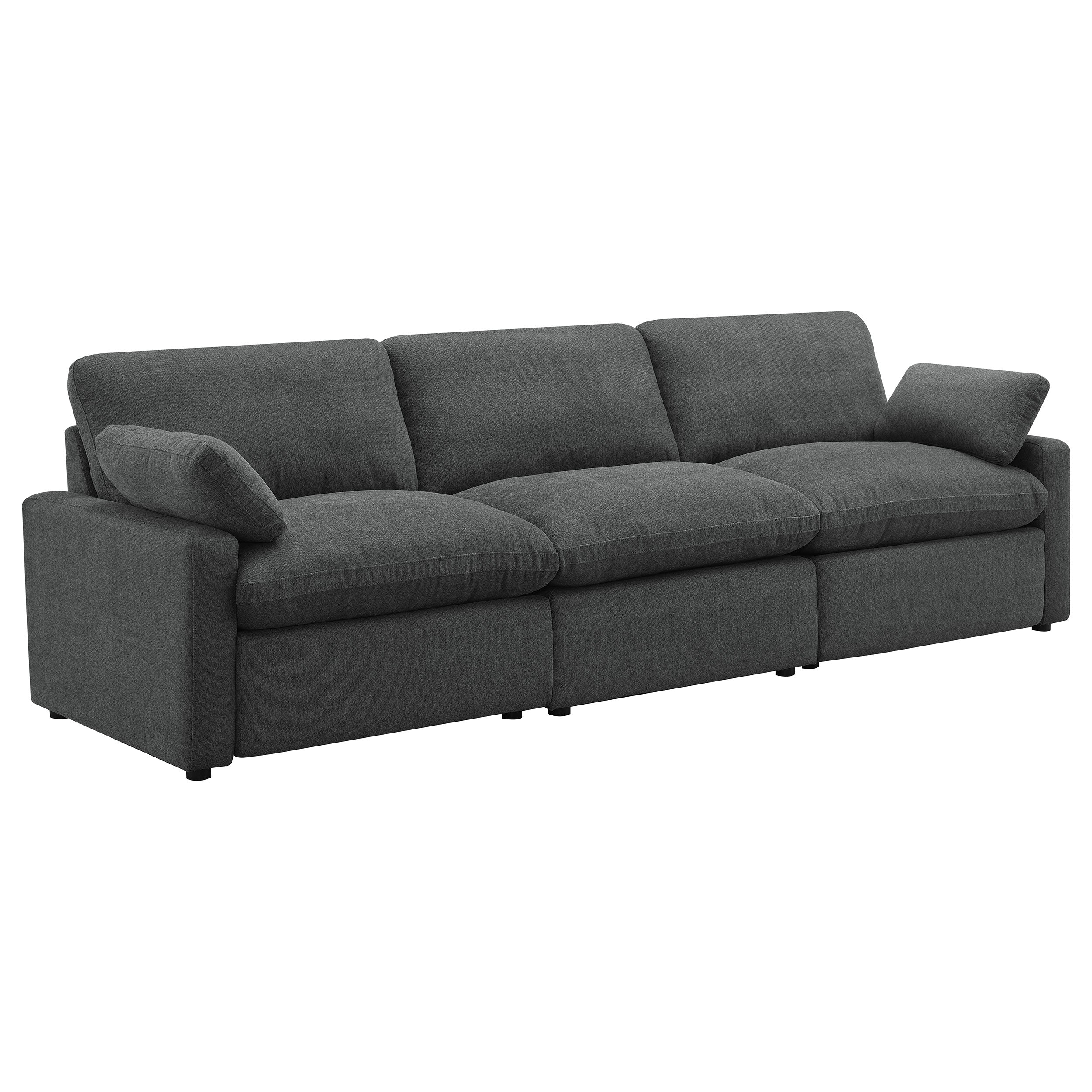 Collins Modular Power Sofa Dark Grey — view 1
