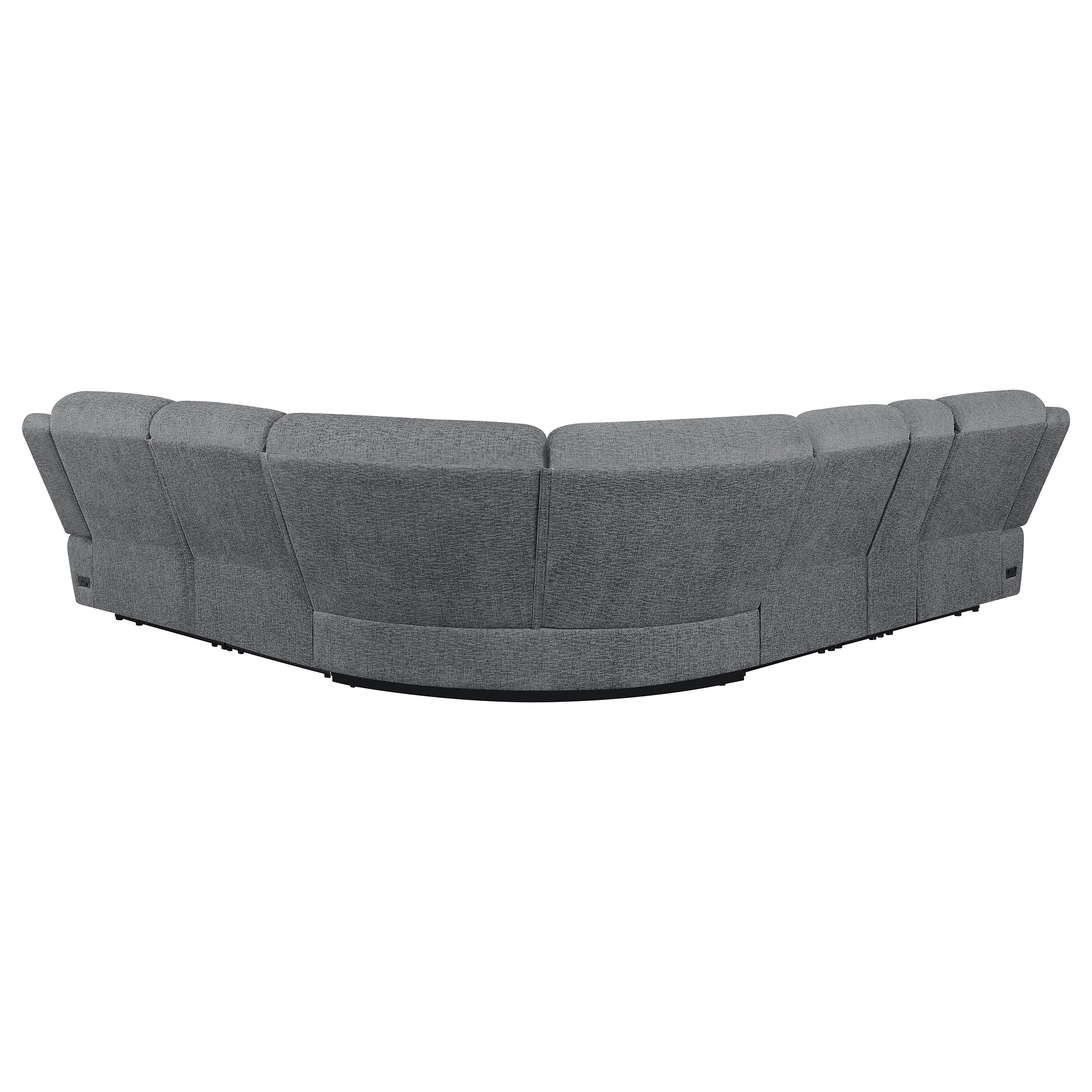 Bahrain 6-piece Modular Power Reclining Sectional Charcoal — view 5