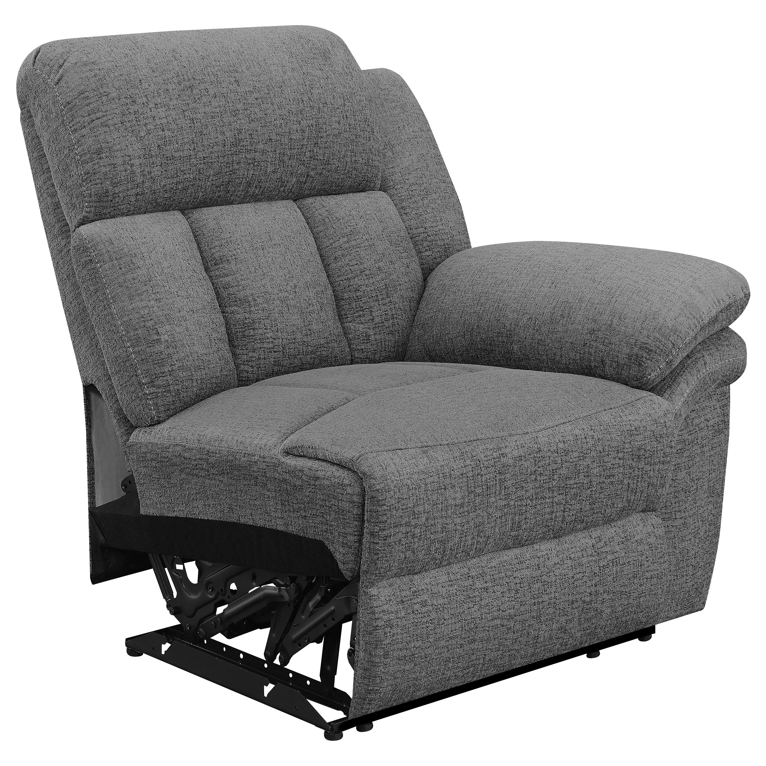 Bahrain 5-piece Power Home Theater Seating Charcoal — view 10