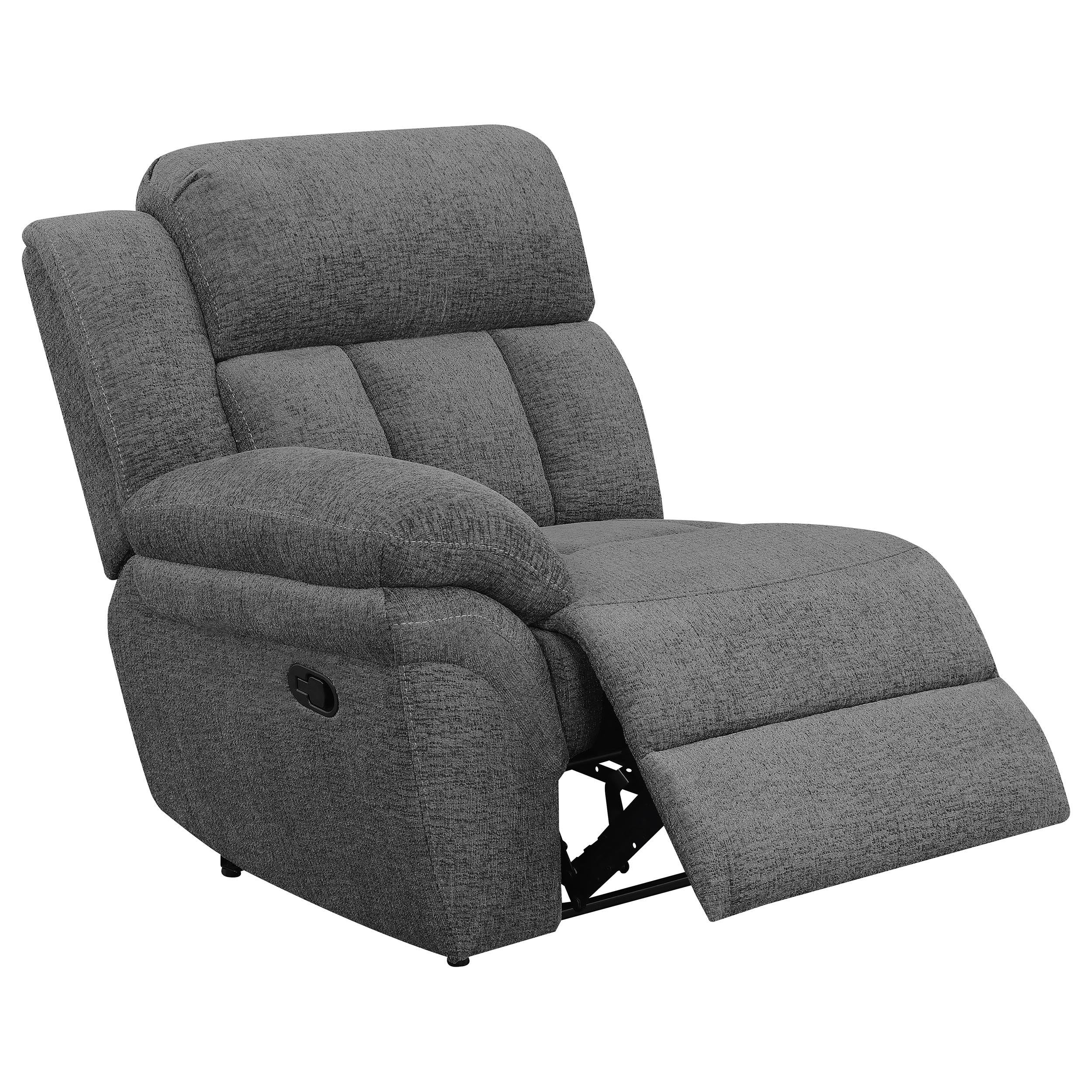 Bahrain 5-piece Upholstered Home Theater Seating Charcoal — view 5