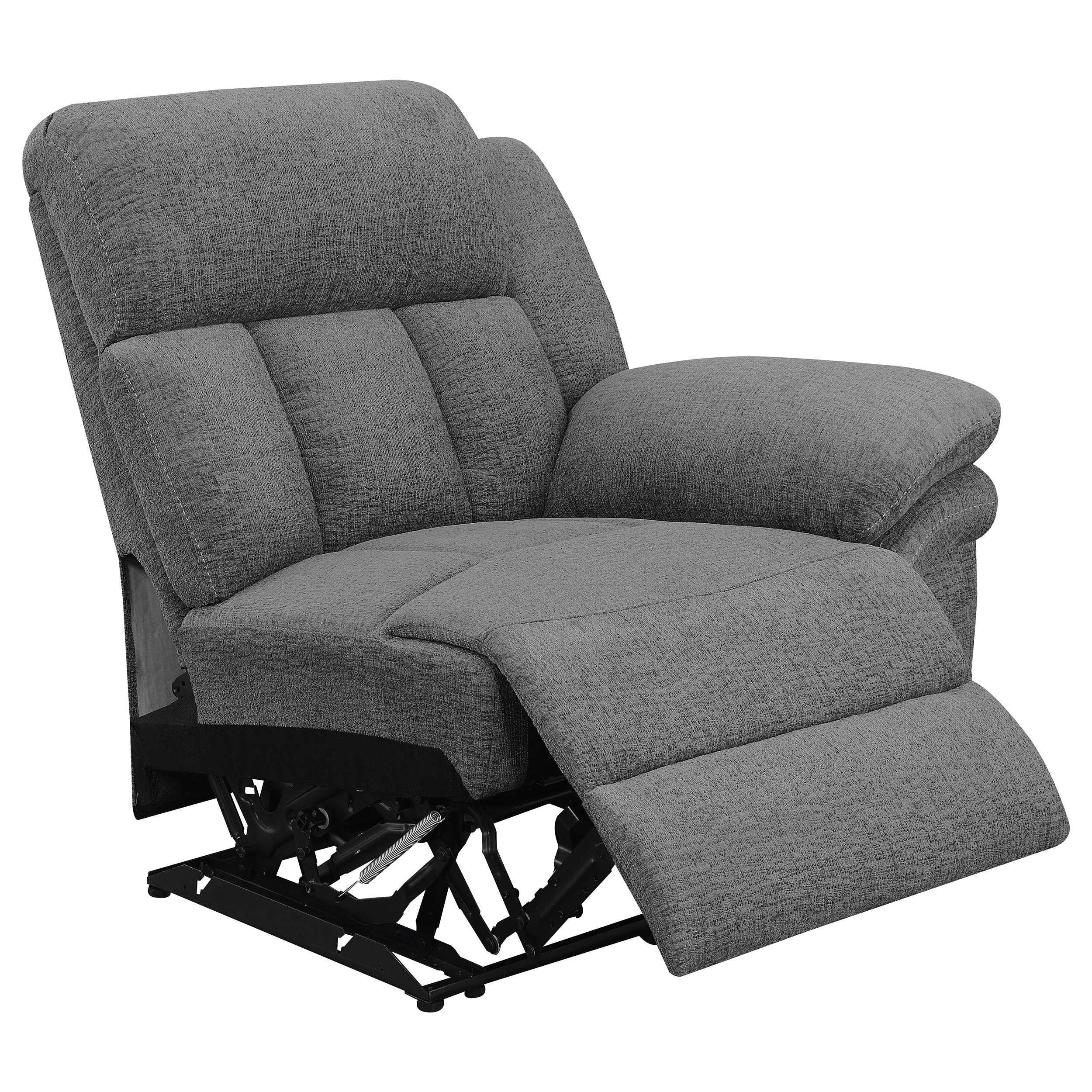 Bahrain Upholstered Motion Sofa Charcoal — view 11