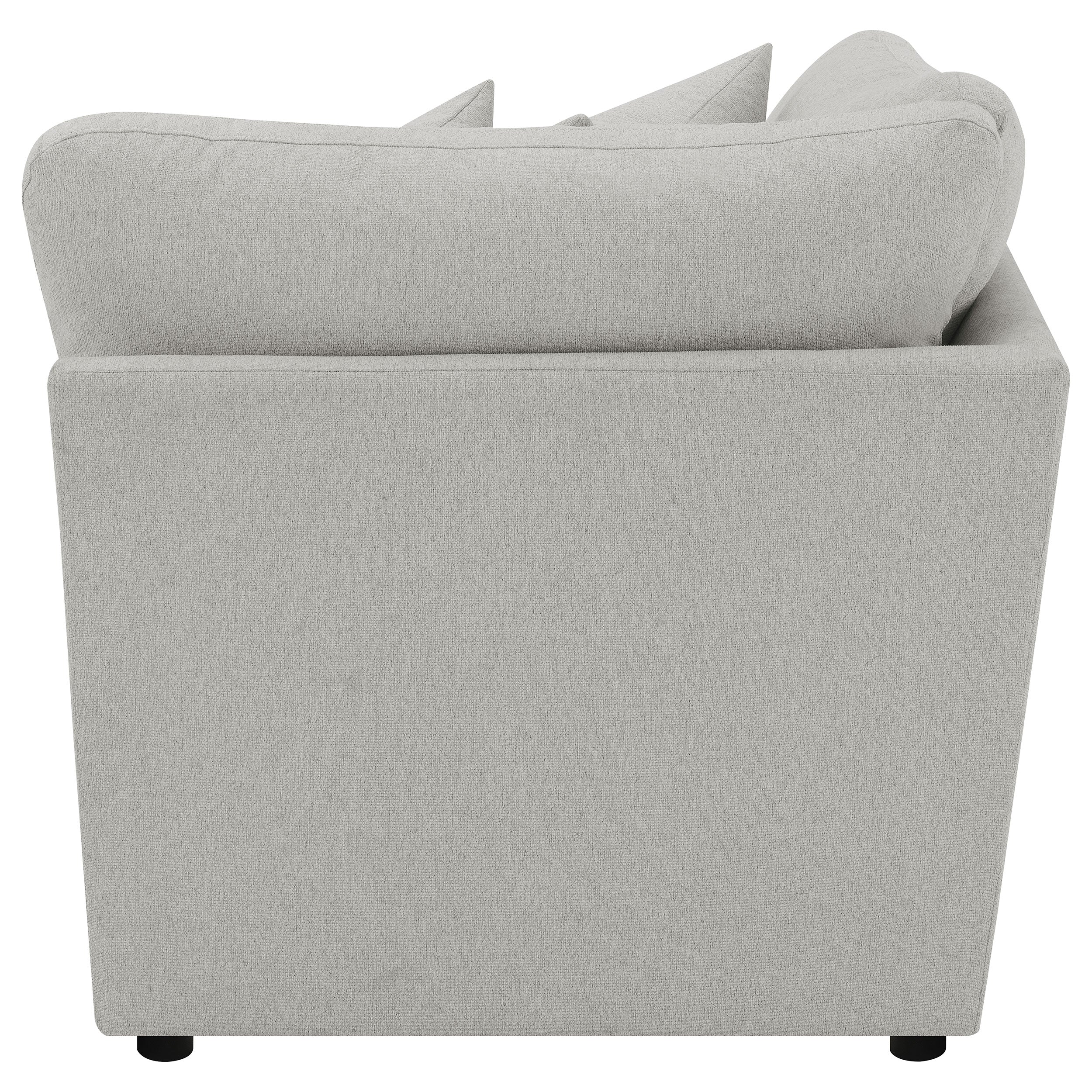Collins Modular Corner Chair Grey — view 7