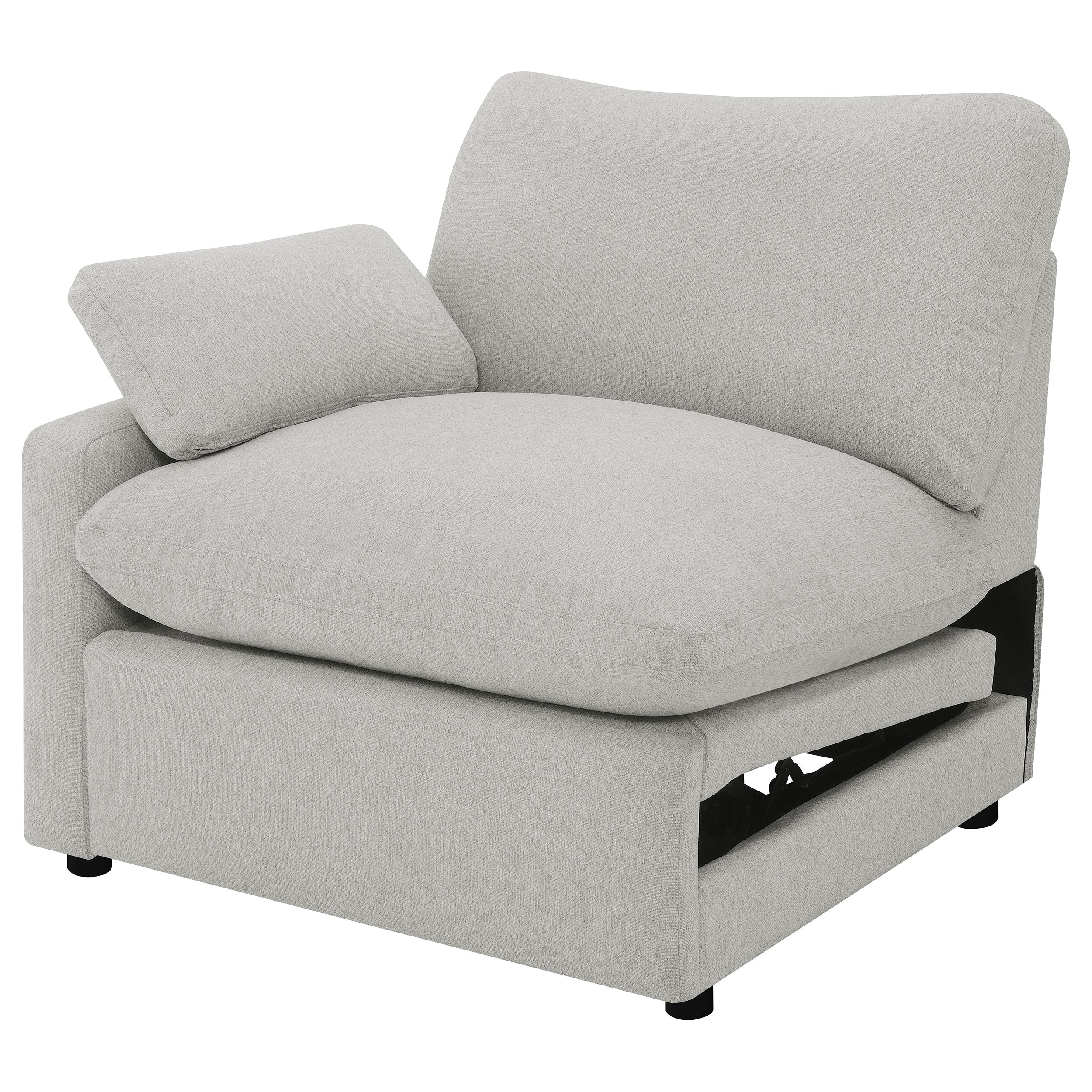 Collins Modular LAF Power Recliner Grey — view 6