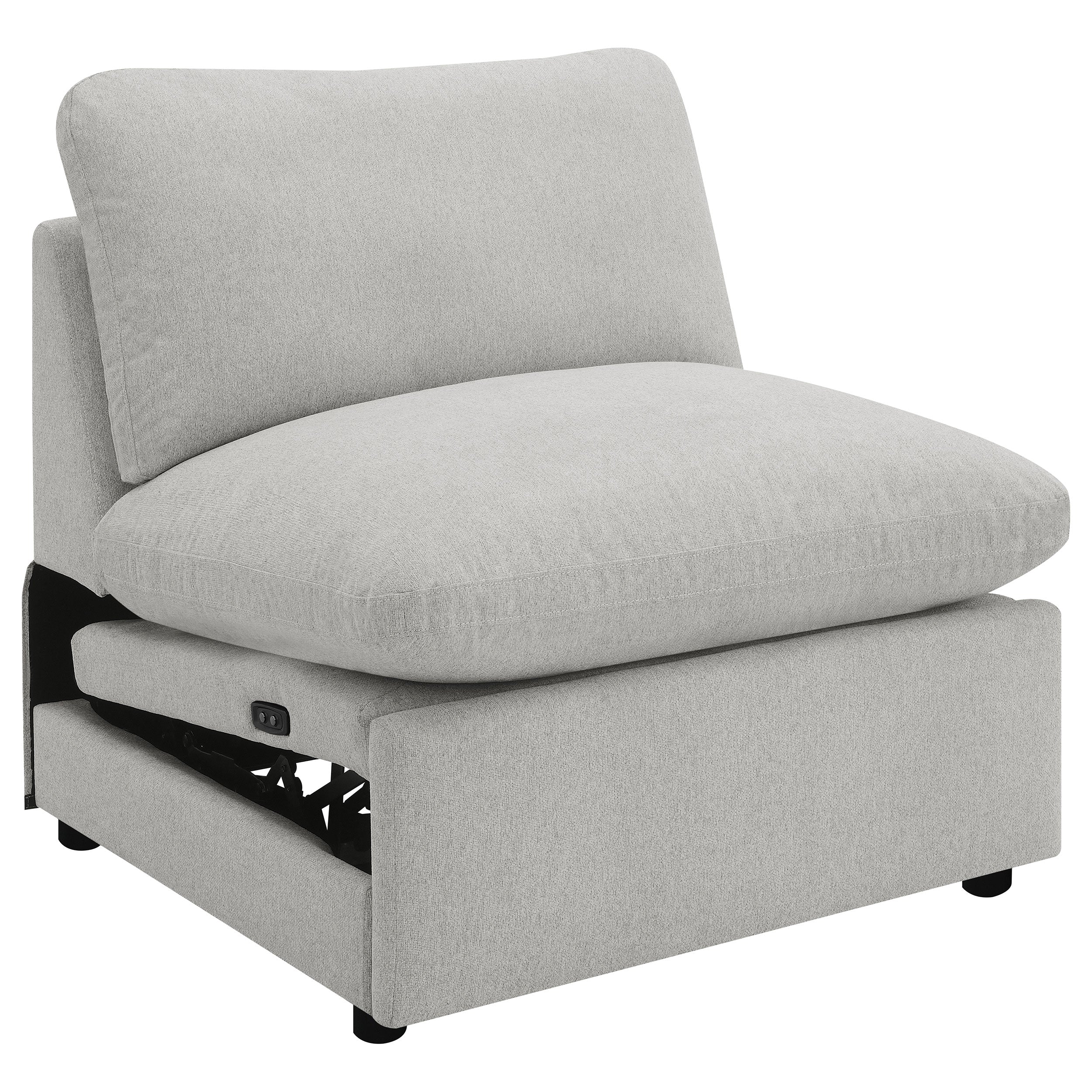 Collins 5-piece Modular Power Reclining Sectional Grey — view 6