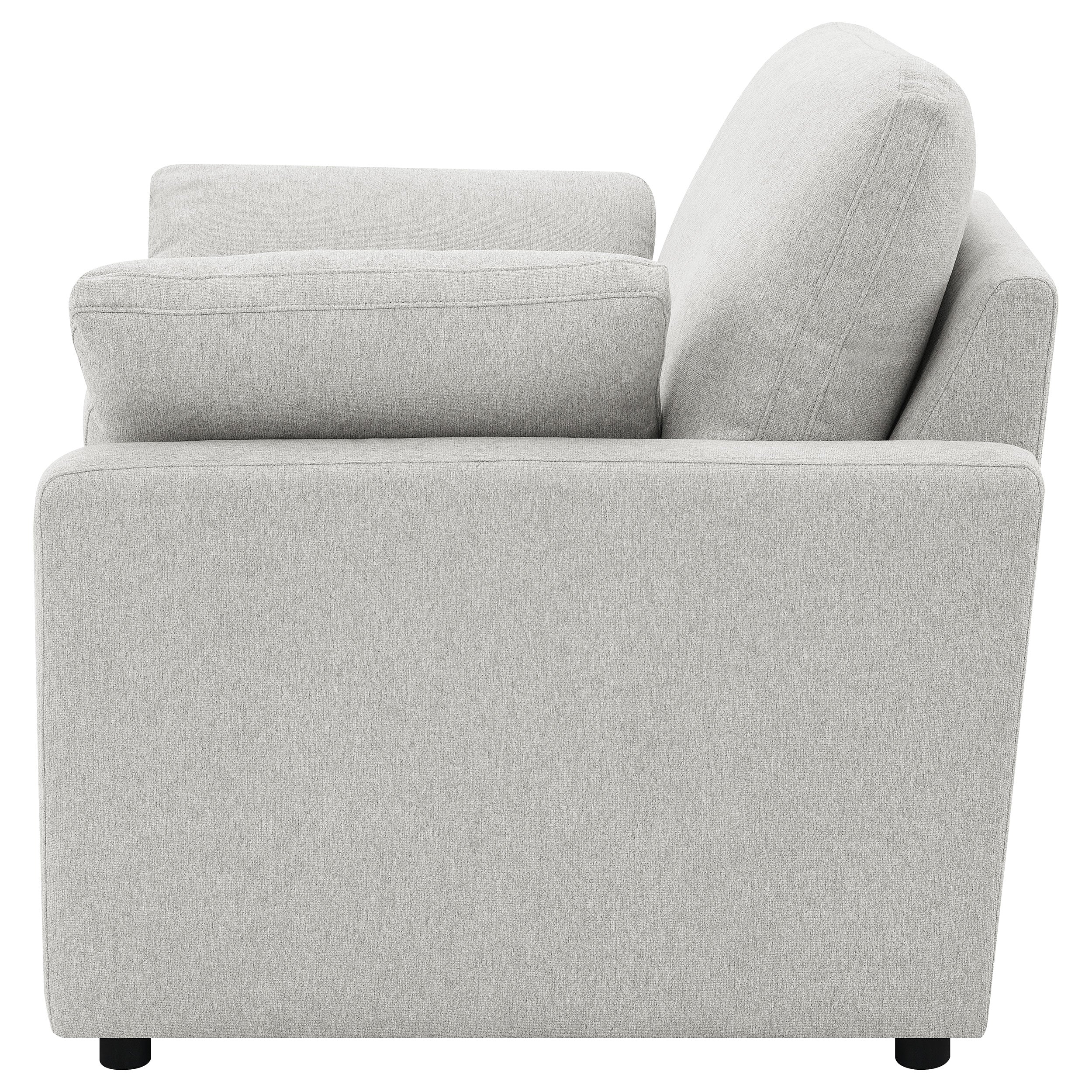 Collins Upholstered Power Recliner Chair Grey — view 7