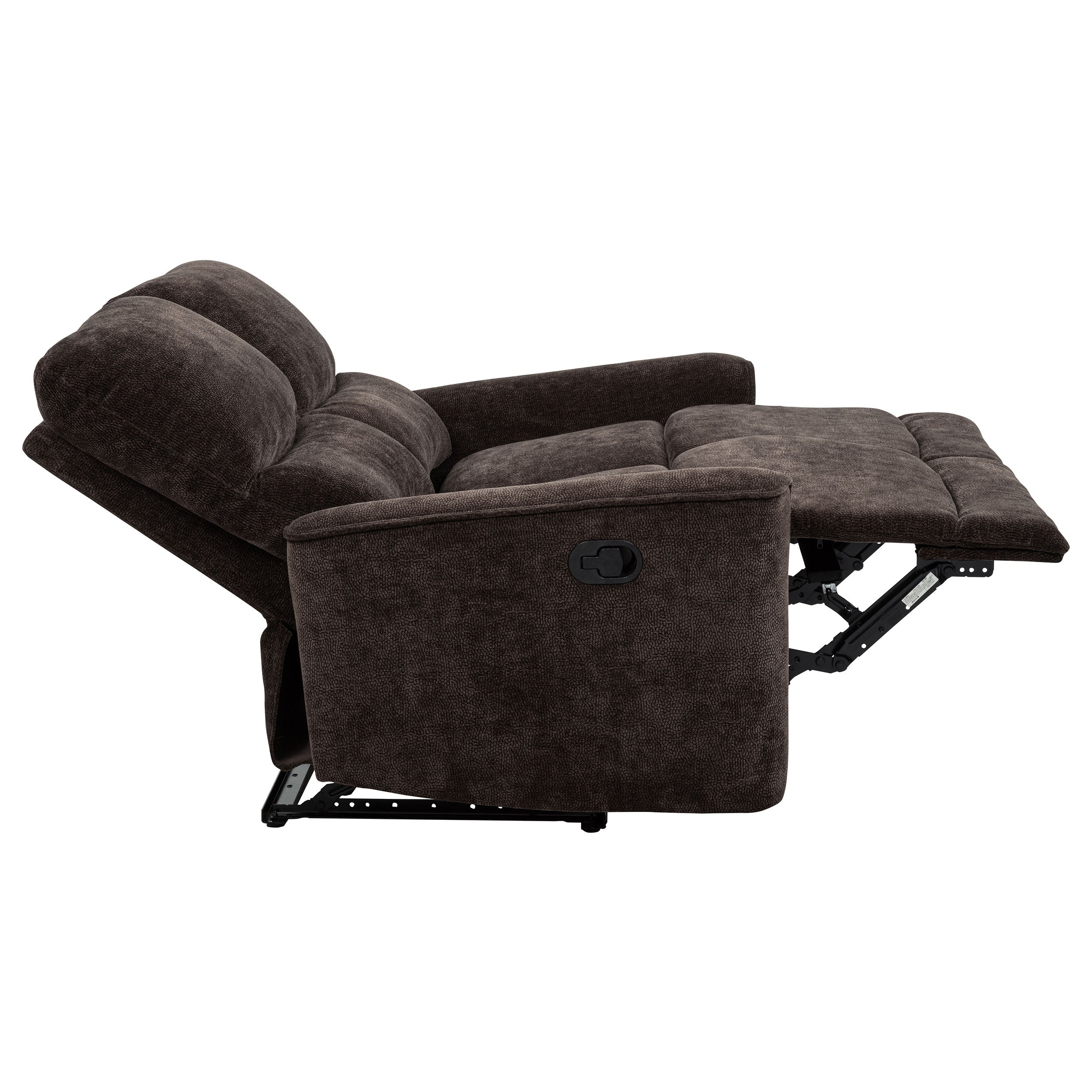 Navarro 2-piece Upholstered Reclining Sofa Set Dark Brown — view 12