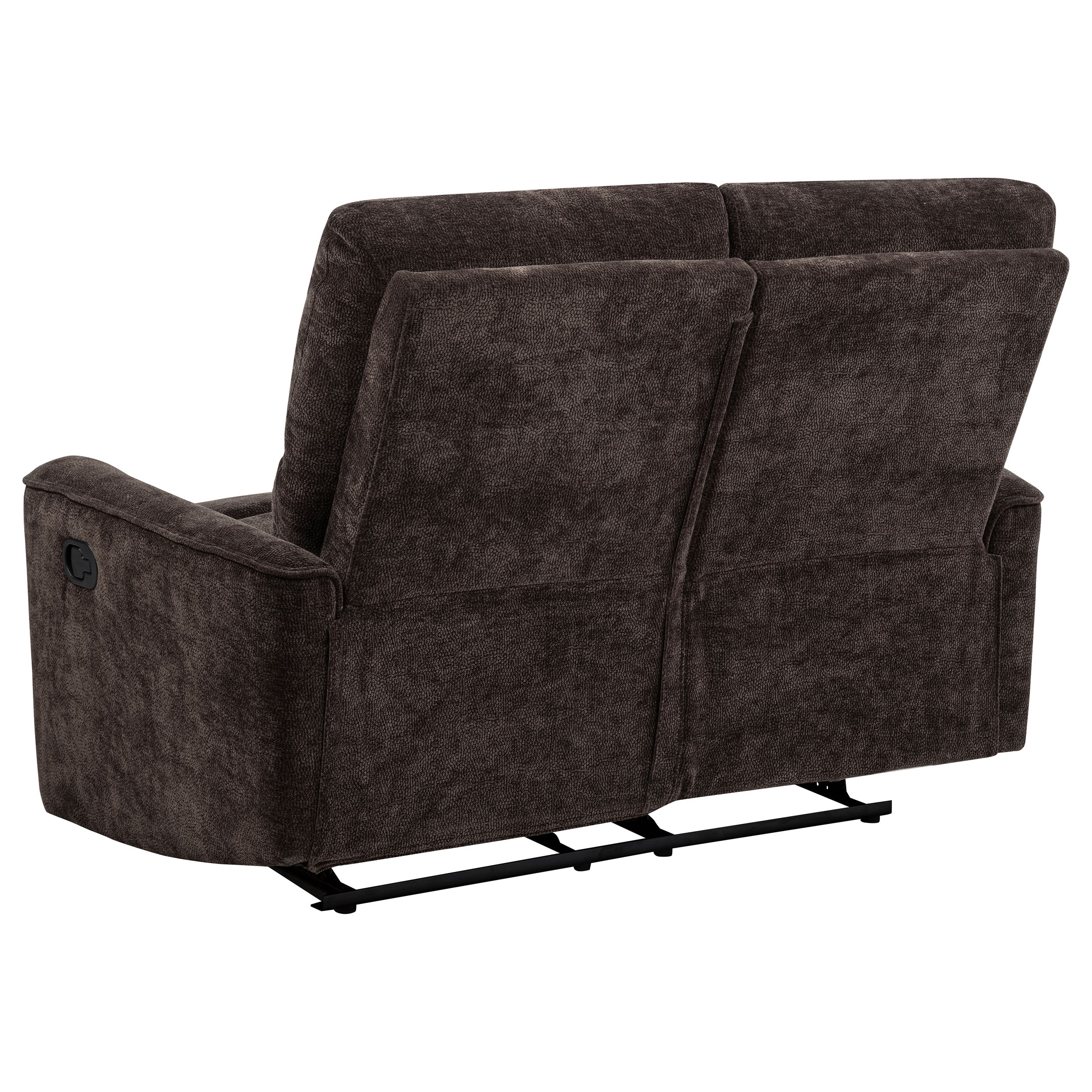 Navarro 3-piece Upholstered Reclining Sofa Set Dark Brown — view 10