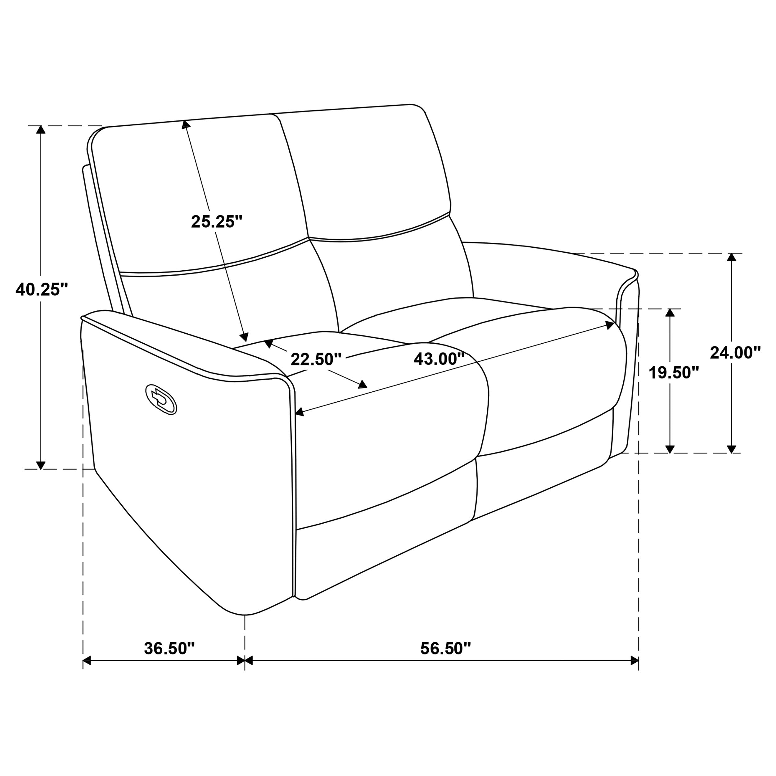 Navarro 3-piece Upholstered Reclining Sofa Set Dark Brown — view 19