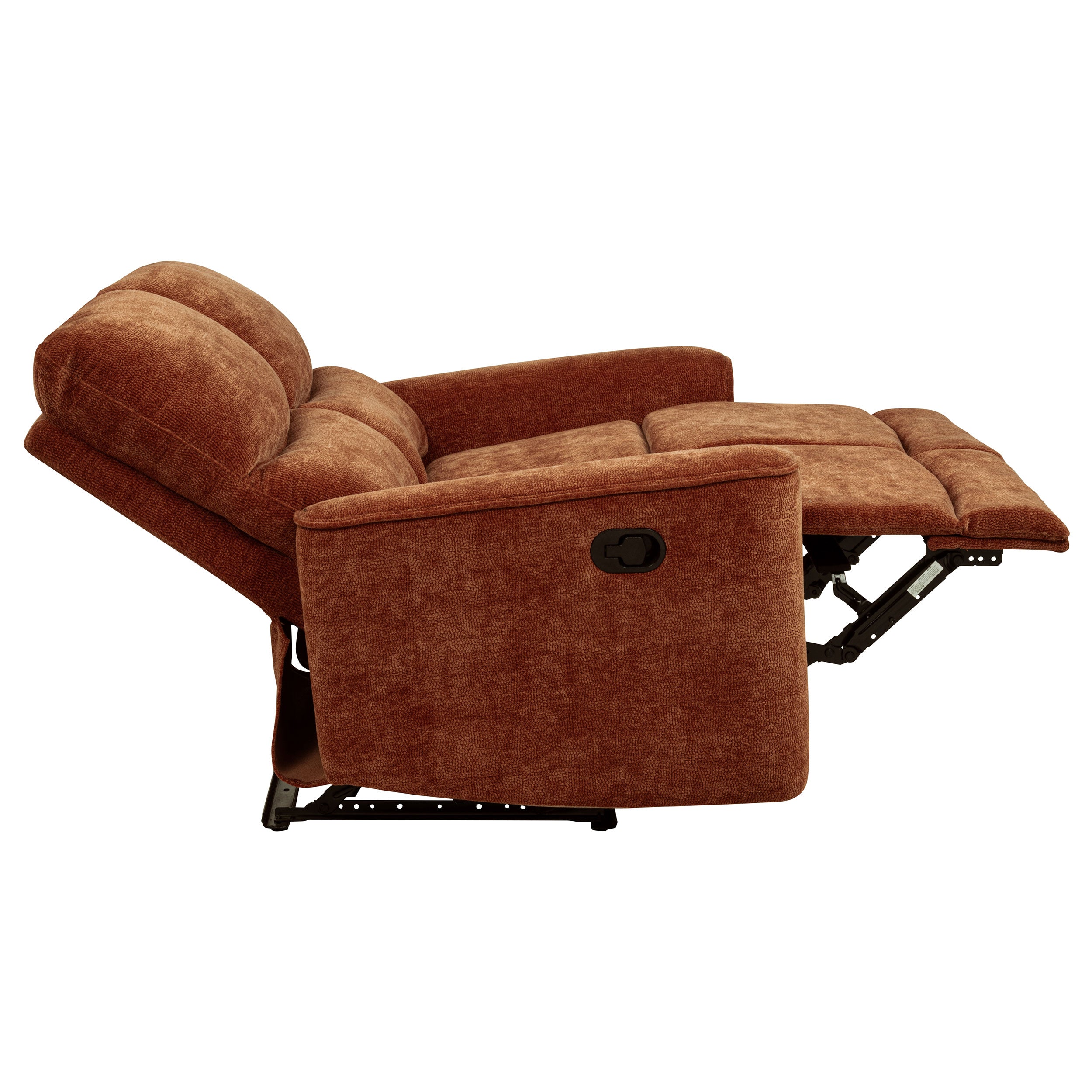 Navarro 2-piece Upholstered Reclining Sofa Set Orange — view 12
