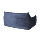 Fila - Velveteen Oversized Seater Bean Bag Chair With Armrests