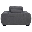 Octavia - Upholstered Track Arm Accent Chair