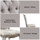 Ariadne - Side Chair (Set of 2) - Velvet & Antique Platinum