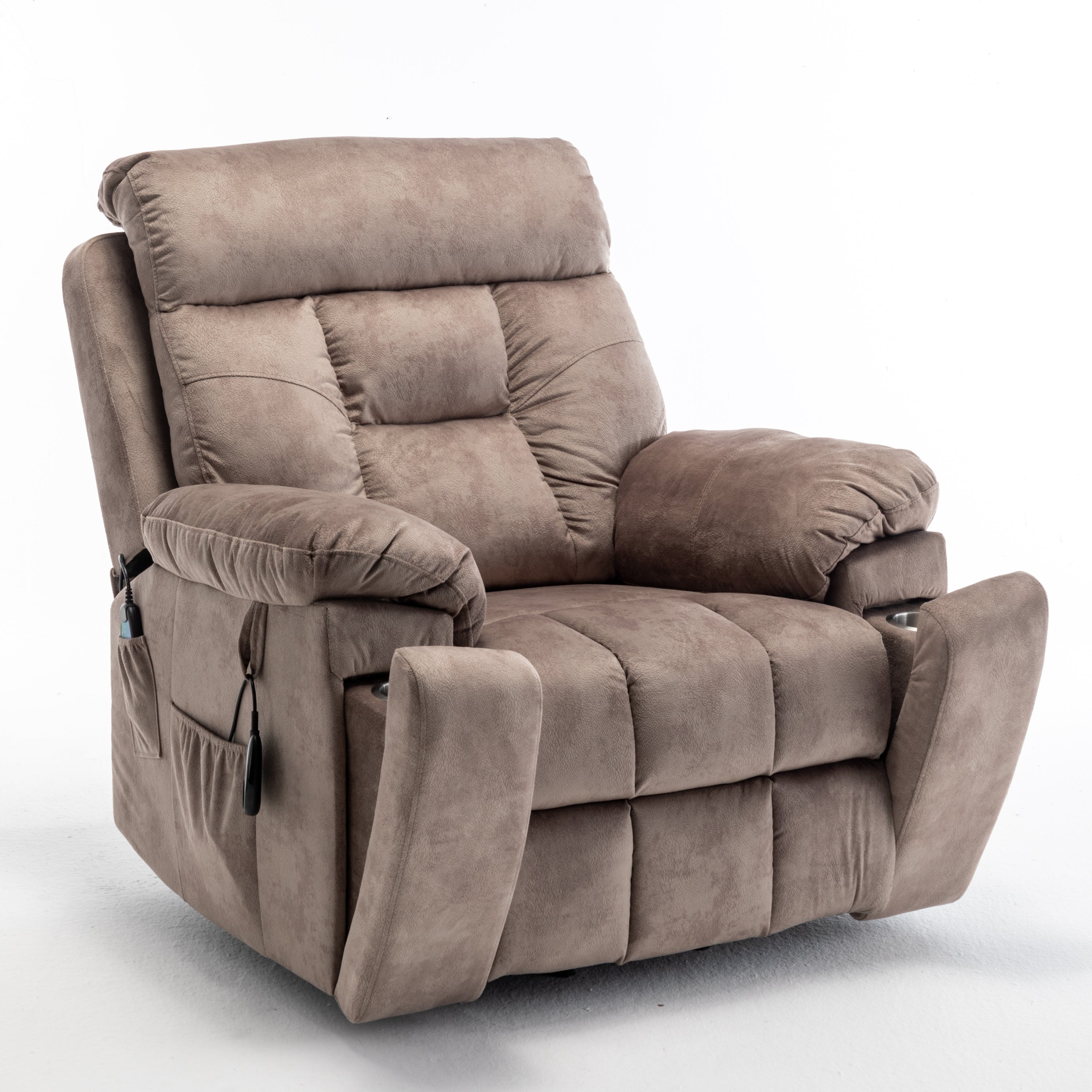 Lounge chair lift chair relax sofa chair living room furniture living room power elderly electric lounge chair (oversize, hidden cup holder) - Atlantic Fine Furniture Melbourne FL