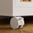 Portable Wardrobe Closet Storage Organizer For Clothes With Magnetic Doors, 12 Cubes & 2 Hanging Rods - White