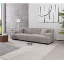 Modern Comfortable Cloud Sofa, Soft Plush Corduroy With Square Armrests