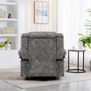 Swivel And Rocking Recliner Chair With Massage And Heating