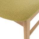 Elegant Fabric Dining Chair With Cushioned Seat
