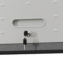 Heavy Duty Metal Wall Mounted Tool Storage Cabinet Steel Metal Garage Storage Cabinet - Black / Gray