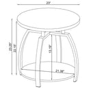 Dacre - Round Coffee And End Table Set