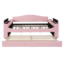 Upholstered Daybed With Storage Armrests, Trundle And Latest Integrated Bluetooth Audio System