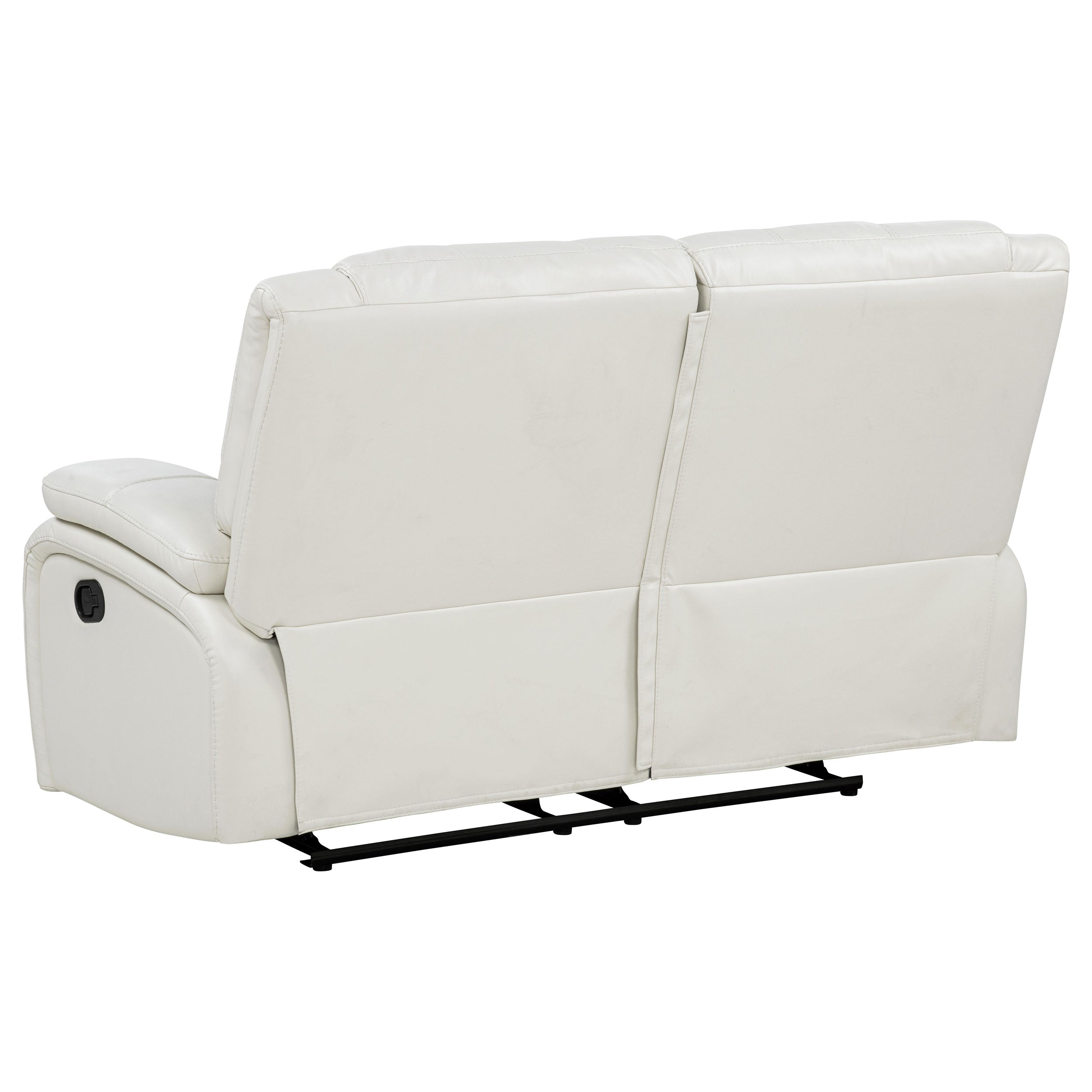 Camila 3-piece Upholstered Reclining Sofa Set White — view 9
