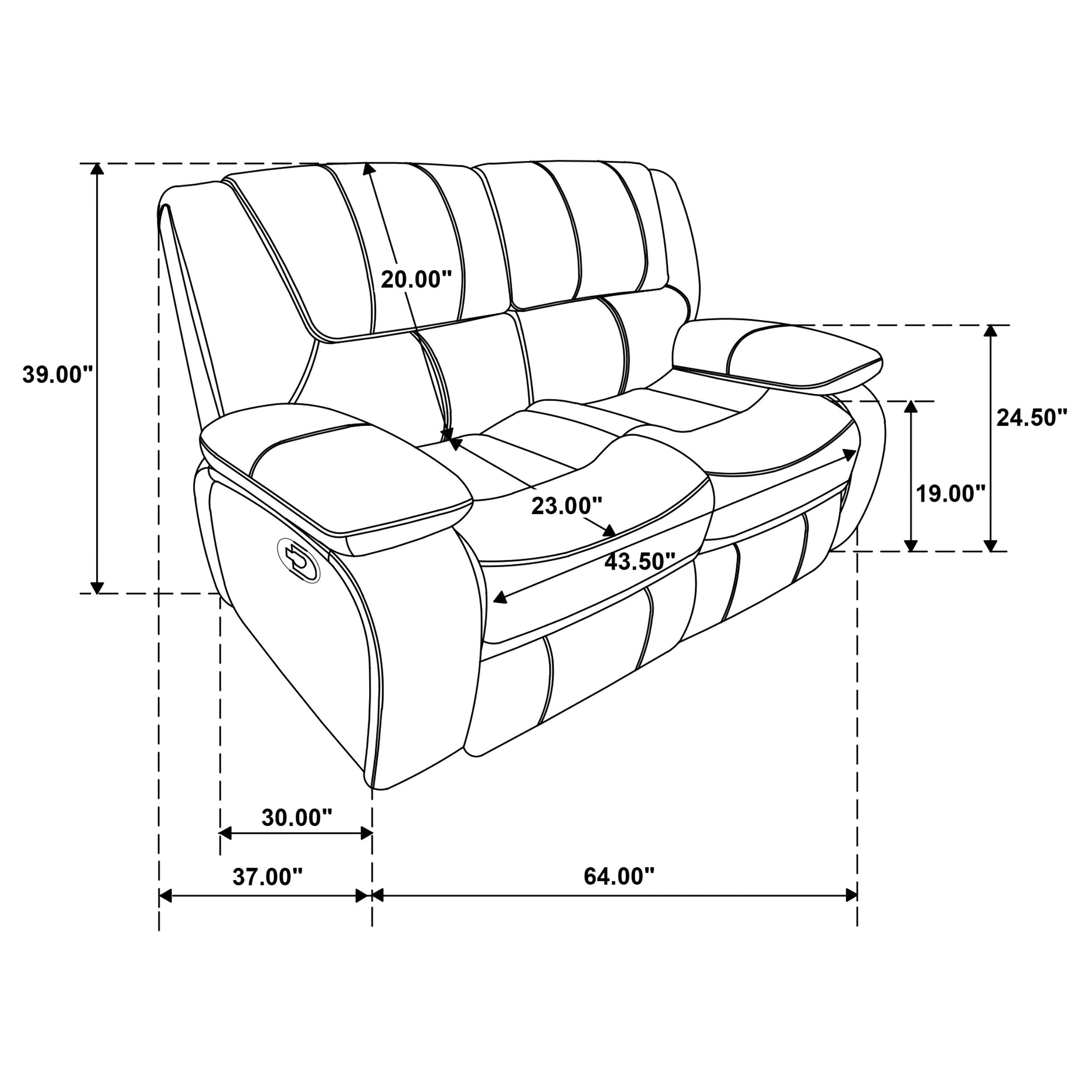 Camila 3-piece Upholstered Reclining Sofa Set White — view 17