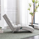 Massage Chaise Lounge Indoor With Remote Control, Ergonomic Electric Massage Lounger