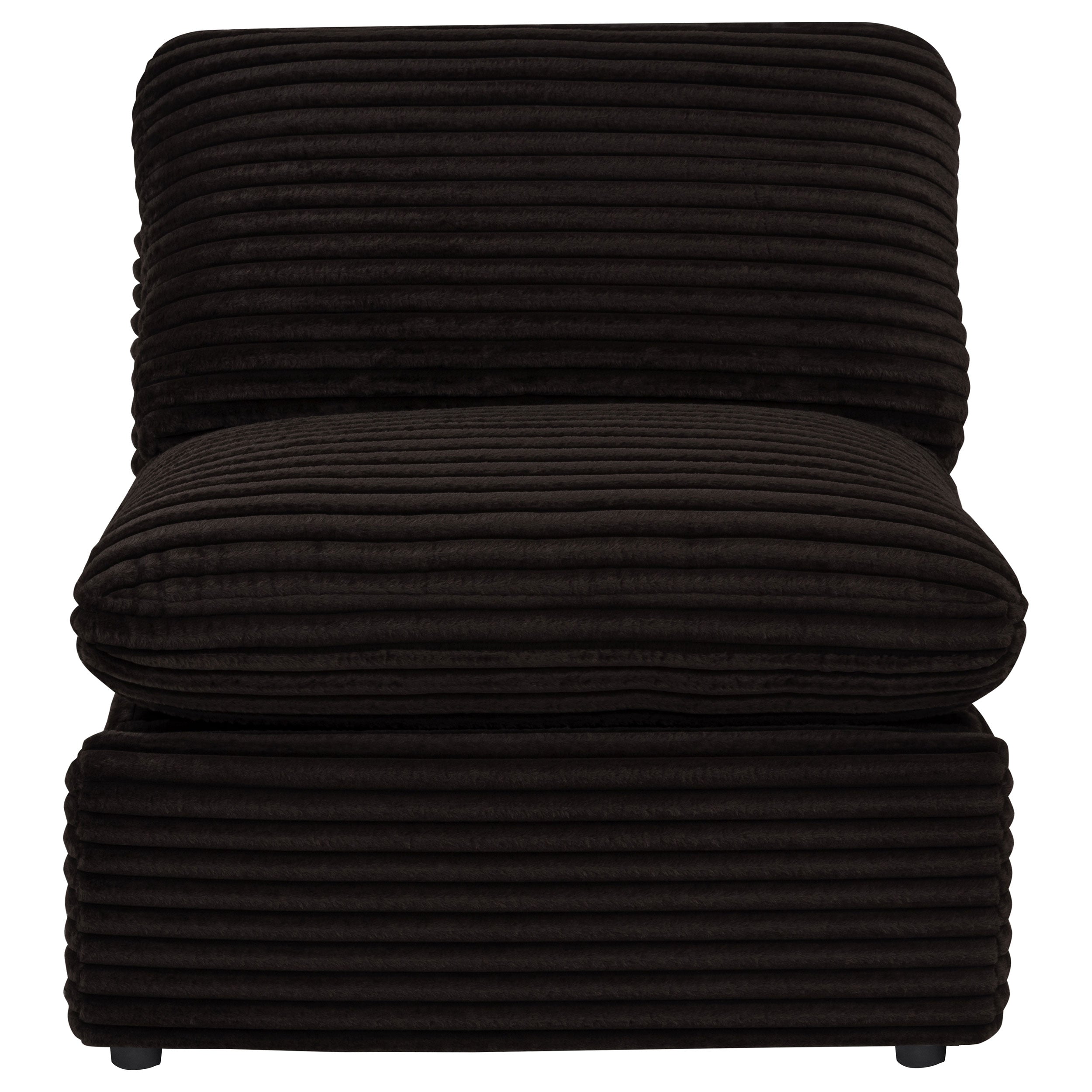 Collins Modular Power Armless Recliner Chocolate Brown — view 3