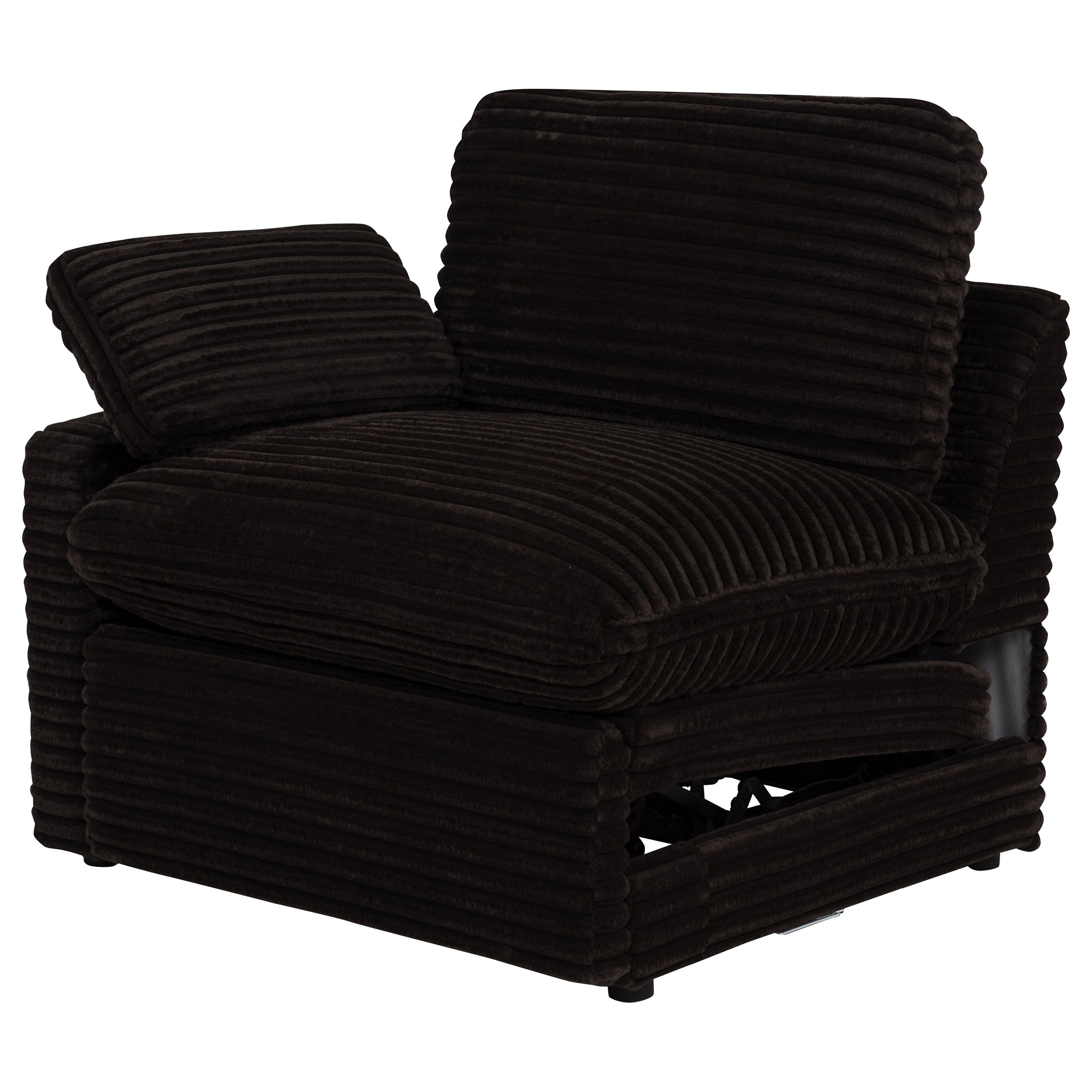 Collins Modular LAF Power Recliner Chocolate Brown — view 4