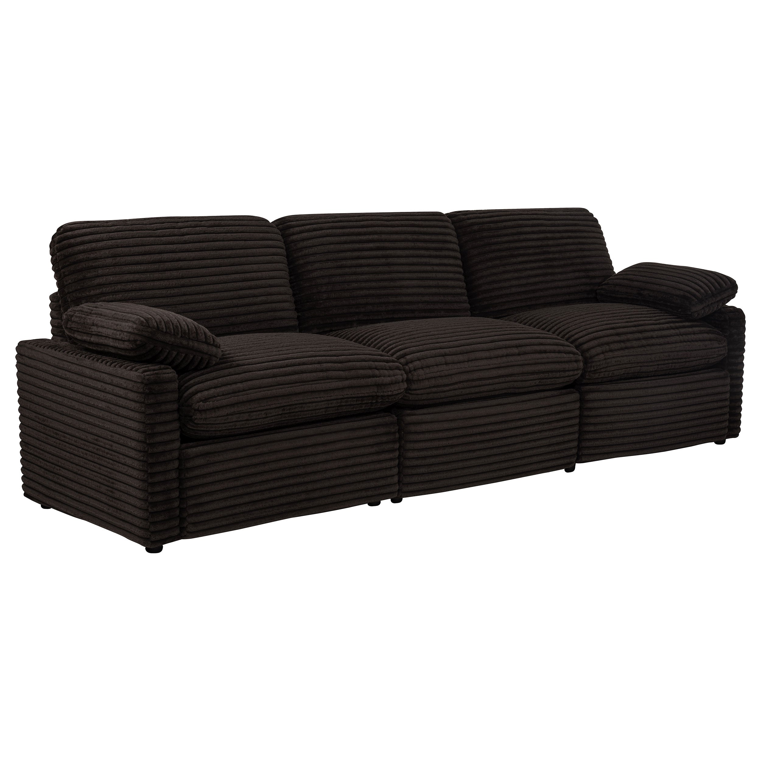 Collins Modular Power Sofa Chocolate Brown — view 1