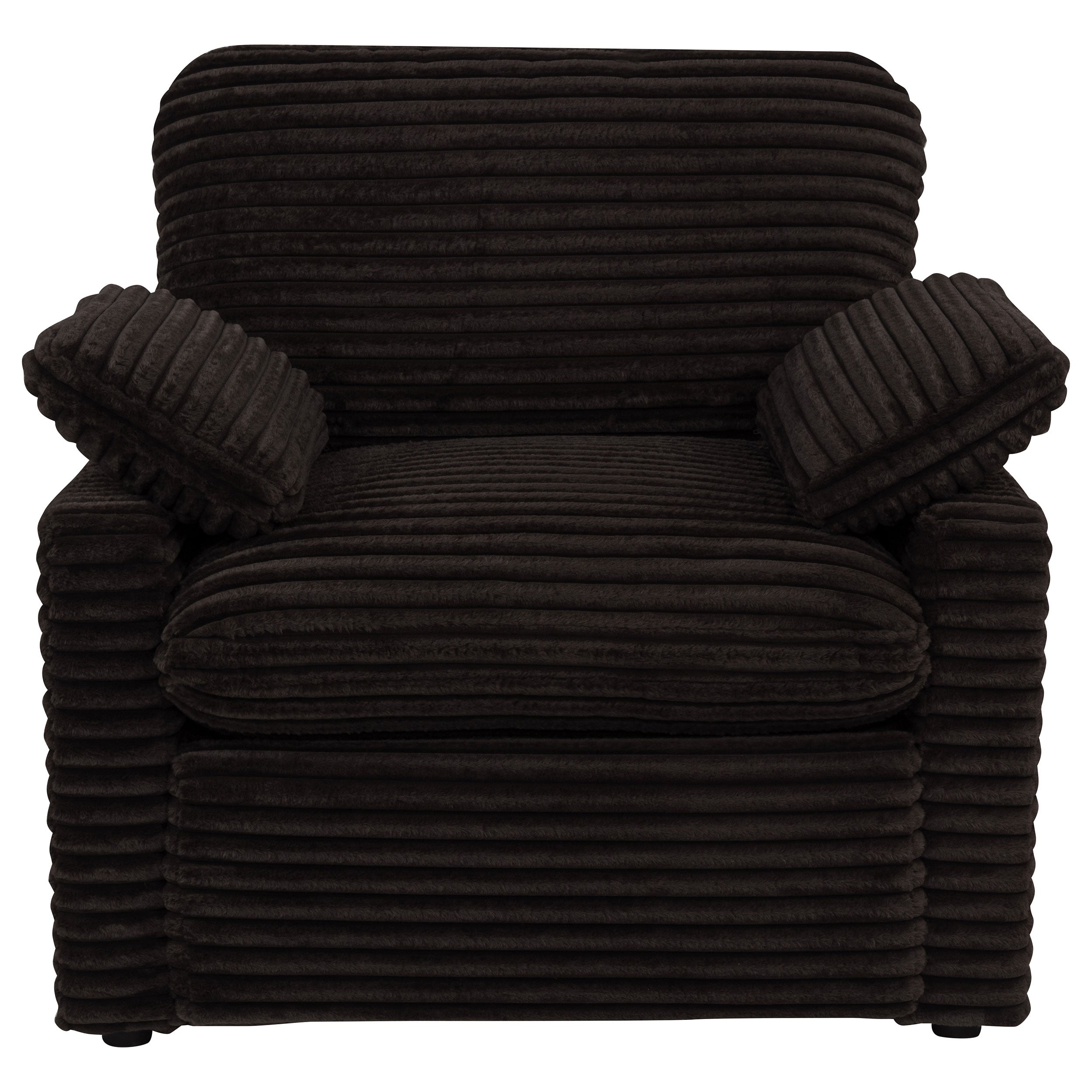 Collins Upholstered Power Recliner Chair Chocolate Brown — view 6