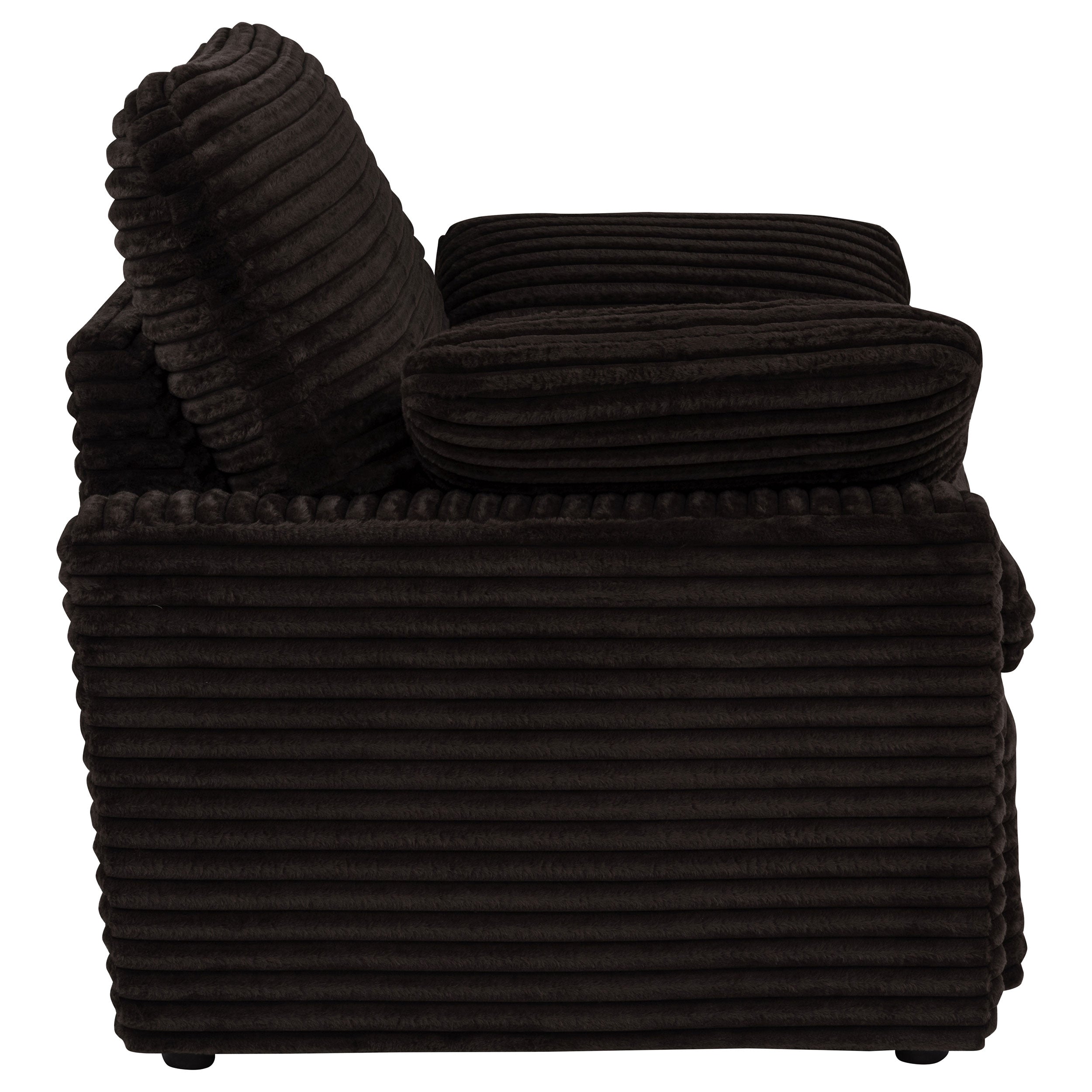 Collins Upholstered Power Recliner Chair Chocolate Brown — view 11