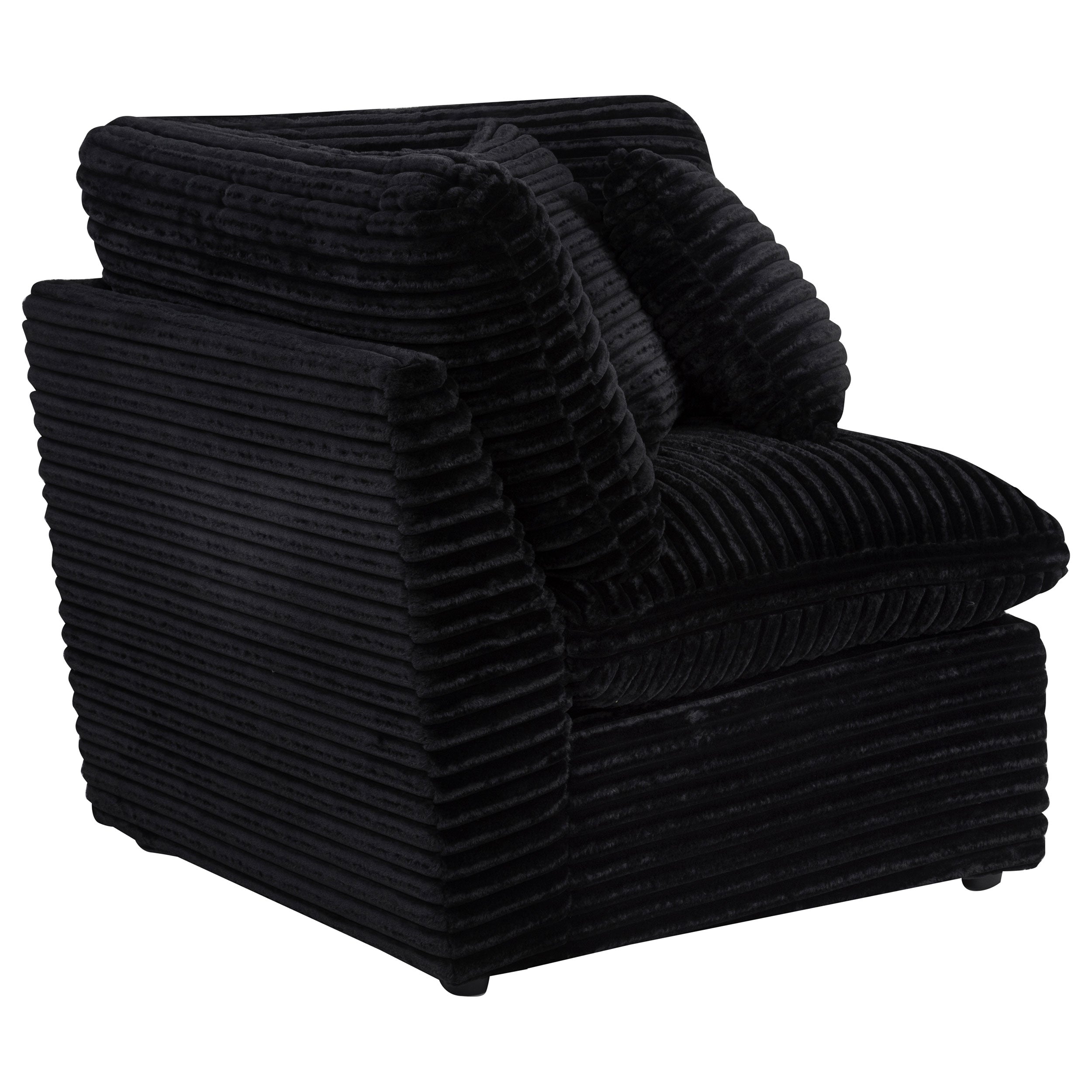 Collins Modular Corner Chair Black — view 1