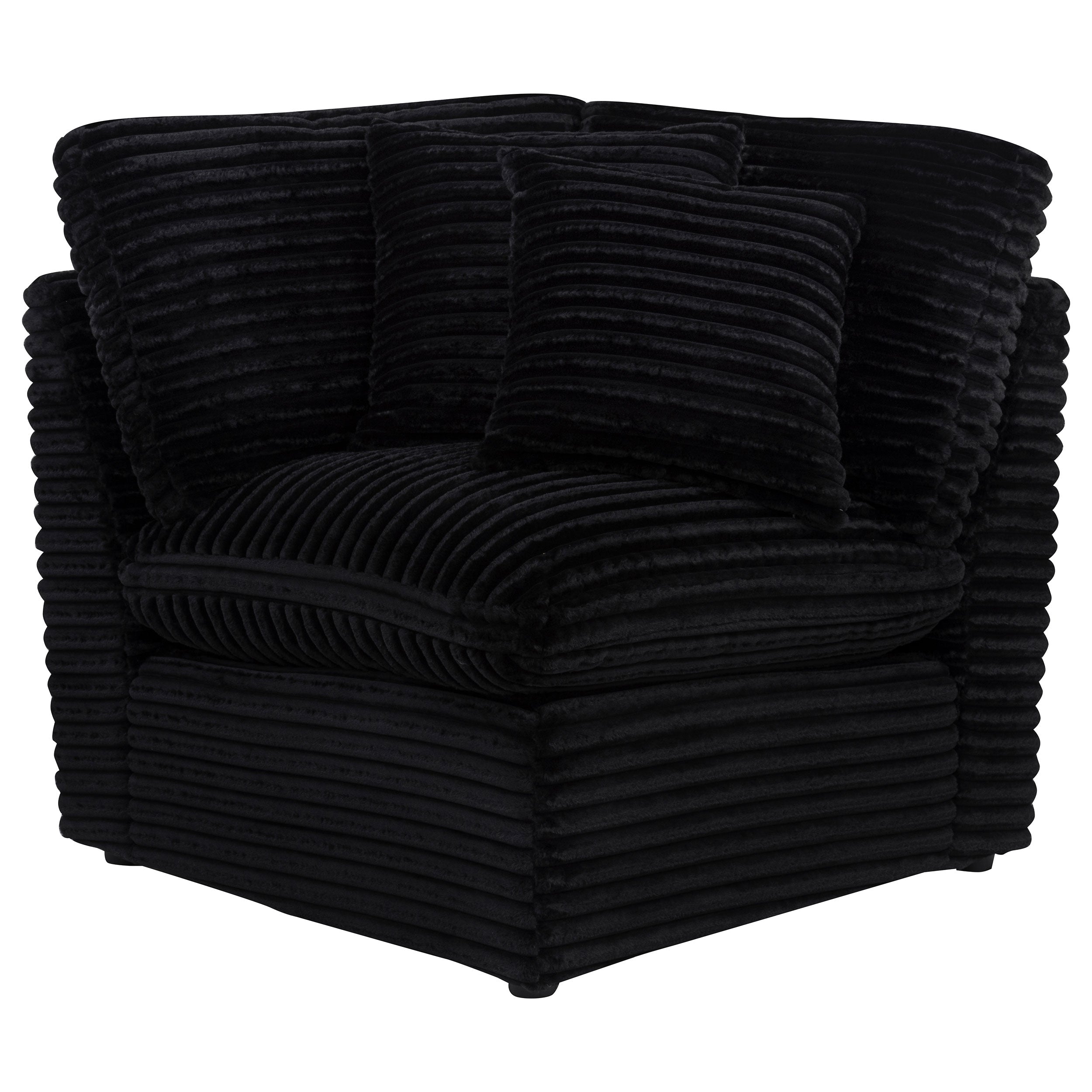 Collins Modular Corner Chair Black — view 3