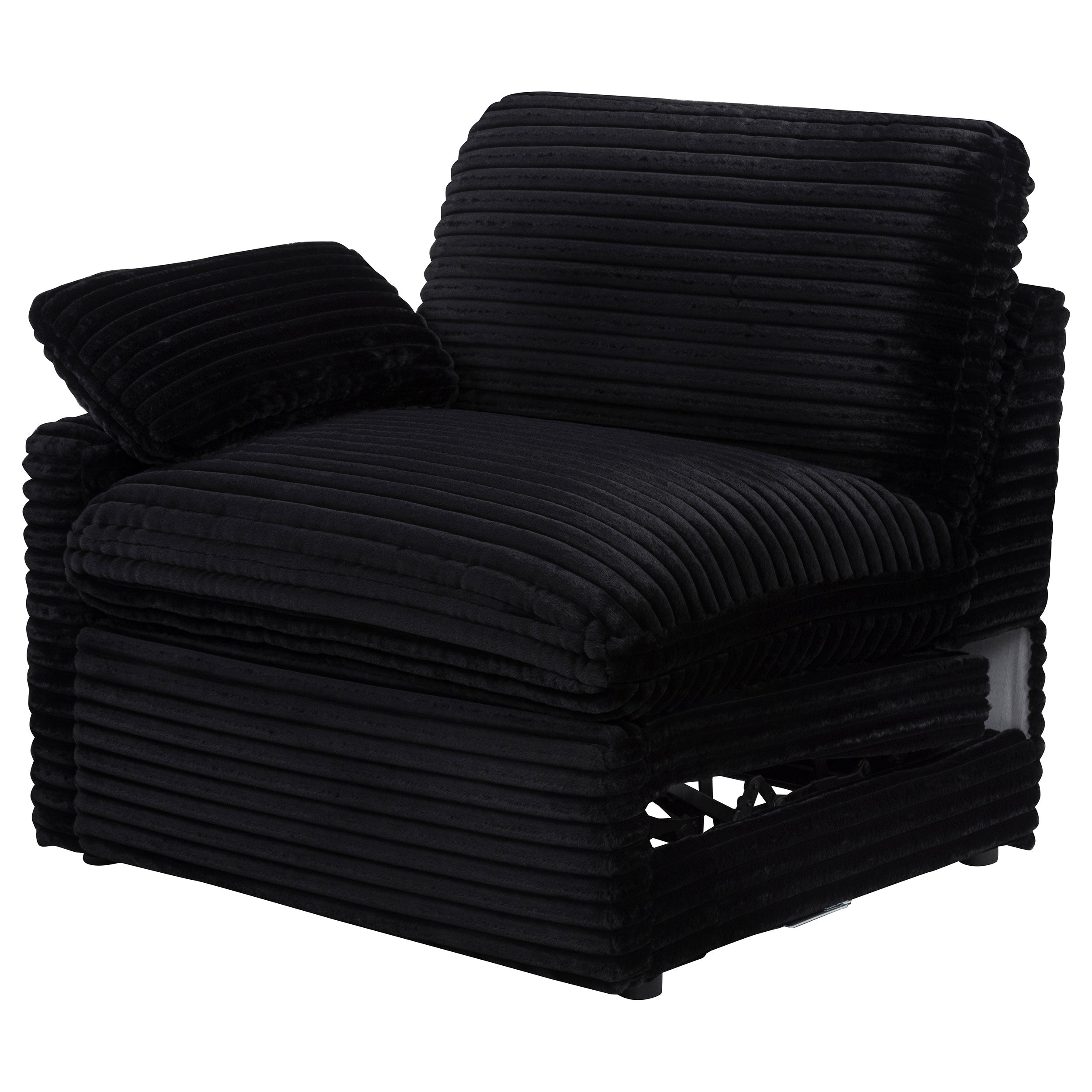 Collins Modular LAF Power Recliner Black — view 4