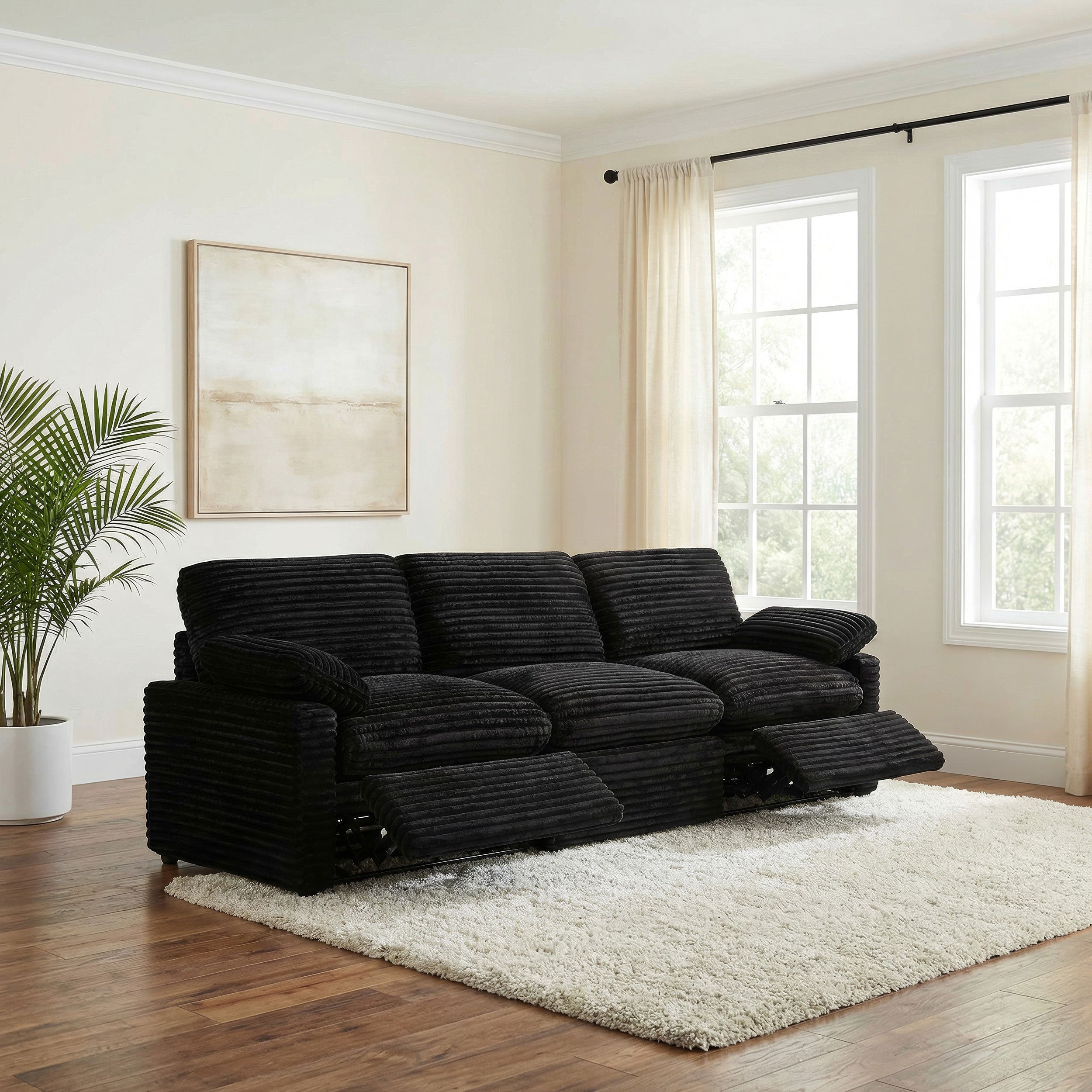 Collins Modular Power Sofa Black — view 3