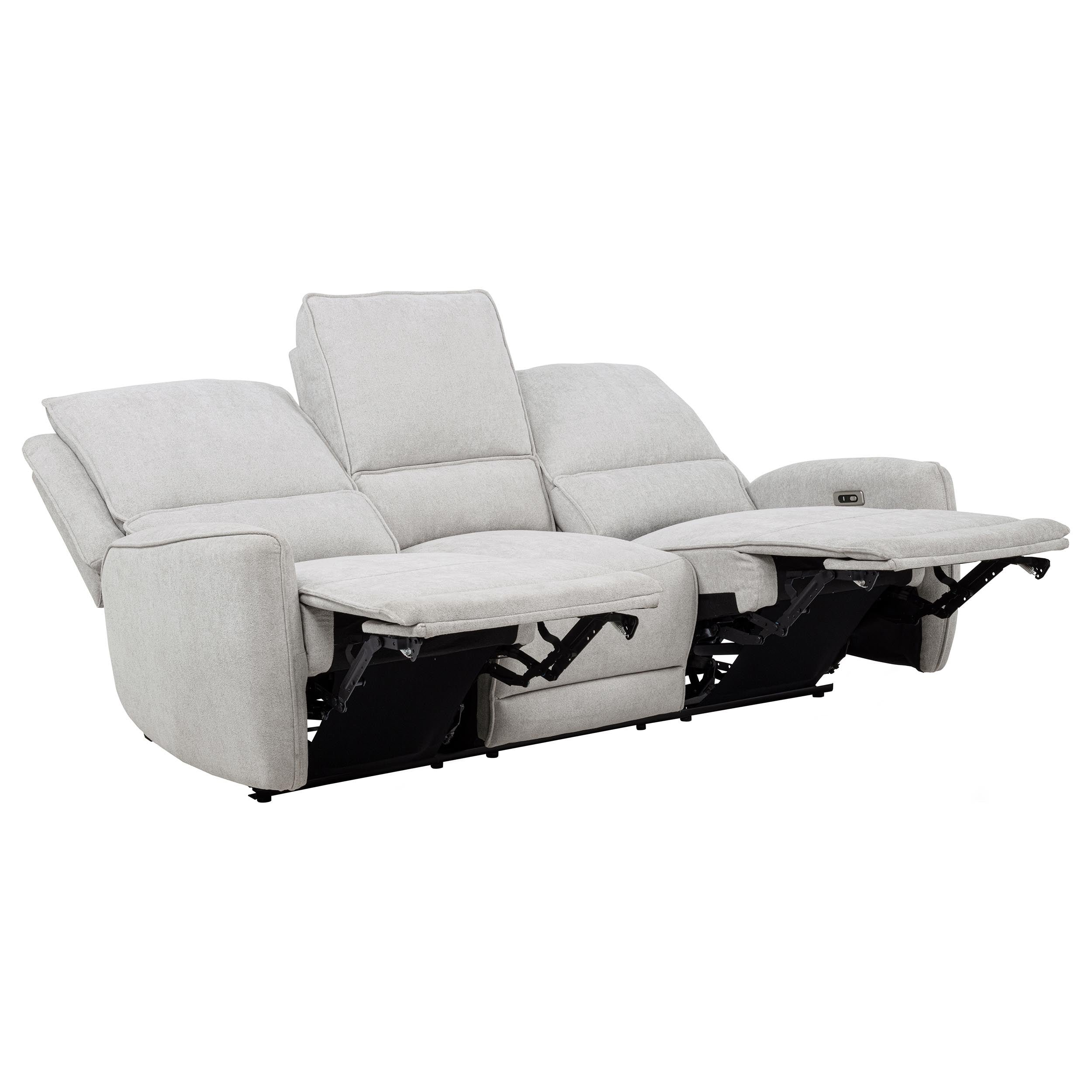 Sylmar 3-piece Chenille Power Reclining Sofa Set Dove Grey — view 5