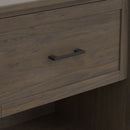 Ela - Bedside Table - Smoky Brown