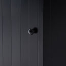 Bathroom Cabinet Triangle Corner Storage Cabinet With Adjustable Shelf Modern Style