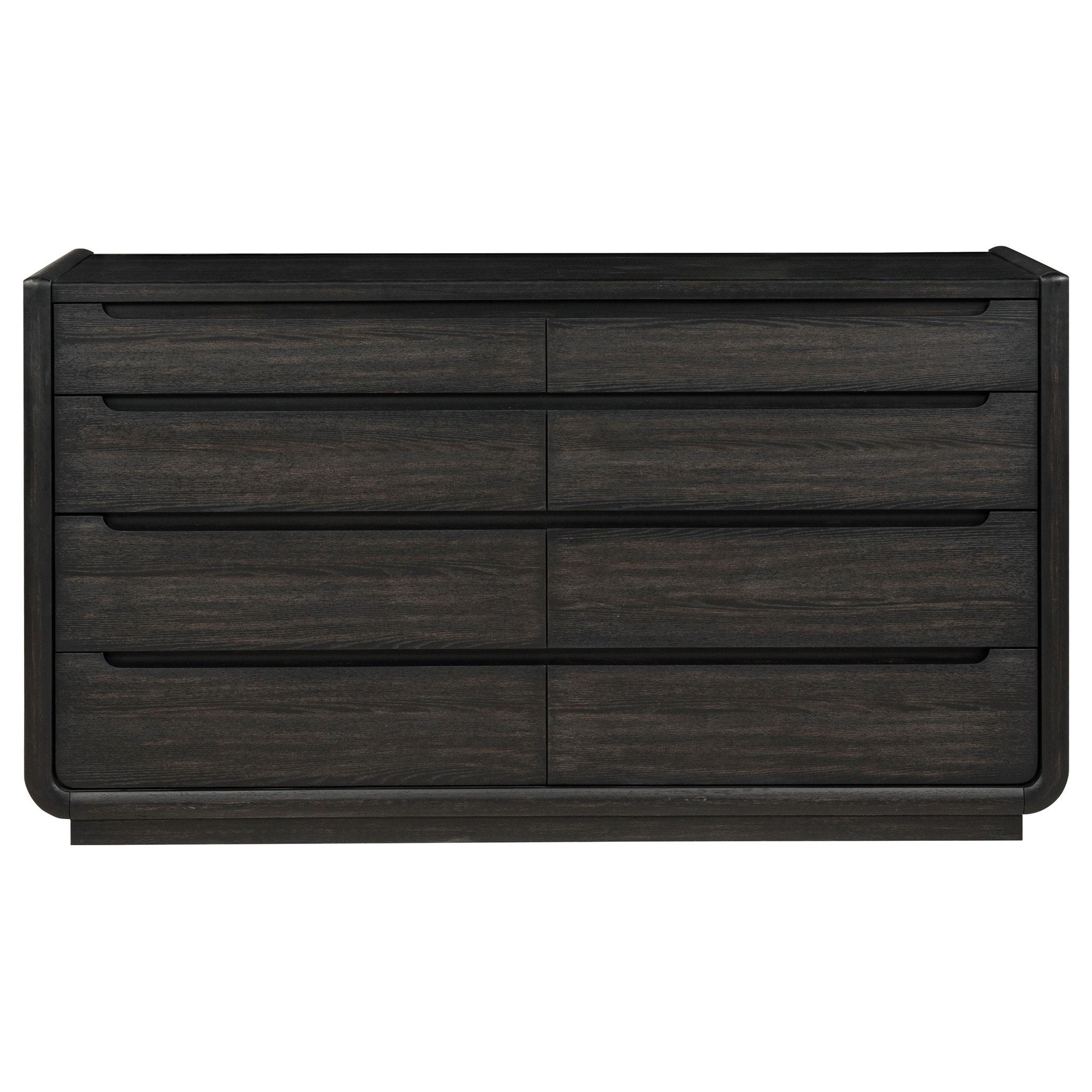 Leandro 8-drawer Bedroom Dresser Cabinet Burnished Black