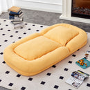 Contemporary Folding Sofa Chair With 5 Adjustable Positions For Gaming, Meditation, And Relaxation