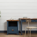 Nantucket - Drawer File - Blue Denim, Whiskey