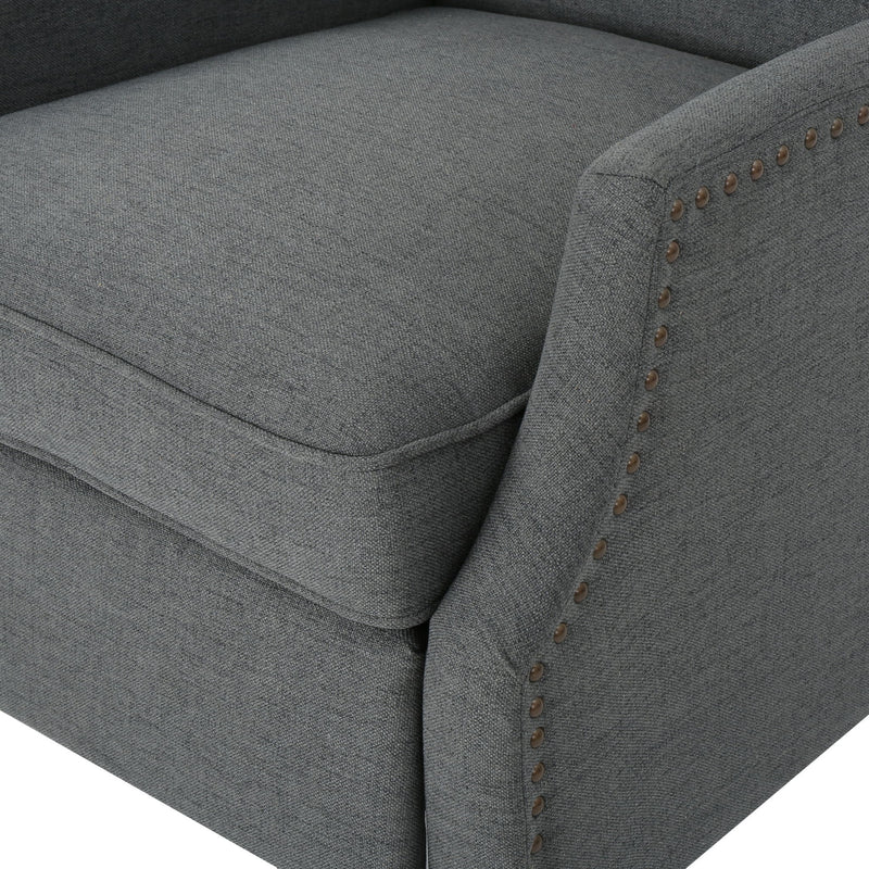 Westeros Wing Back Fabric Upholstered Recliner