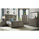 Kings Court - 3-Drawer Nightstand (Sliding Top) - Gray