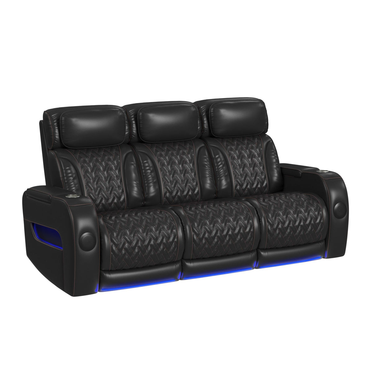 Prime Time Sofa Set in Black by Elements International, view 26