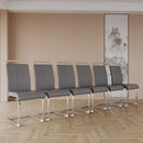 Modern Dining Chairs With Padded Seat, High Back