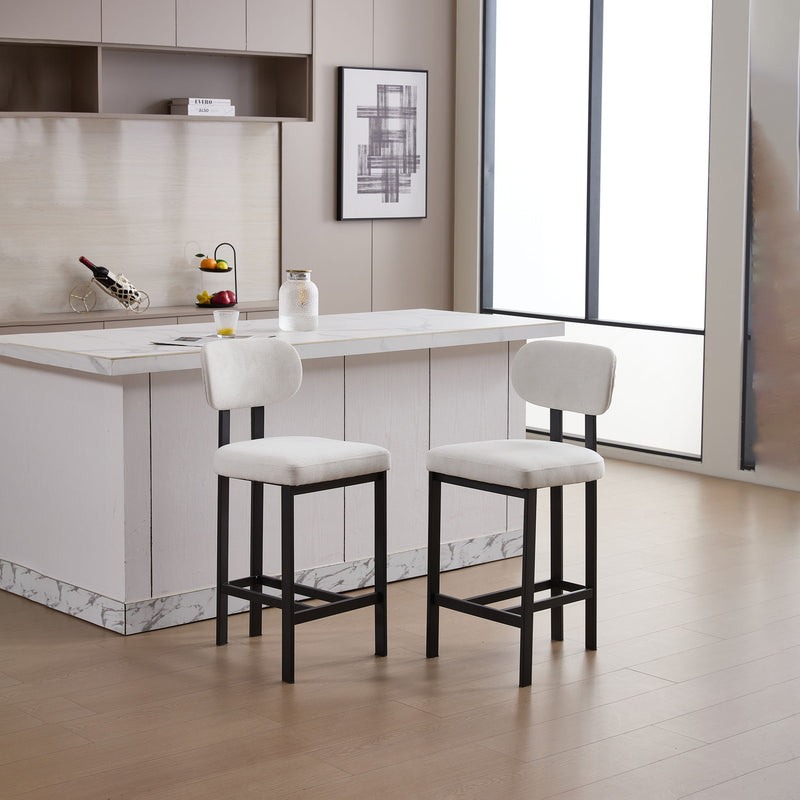Modern Counter Height Stools (Set of 2)