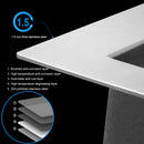 Modern Undermount Stainless Steel Kitchen Sink 16 Gauge, Deep Single Bowl